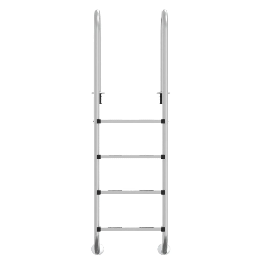 vidaXL Drabinka do basenu, 54x38x184,5 cm, stal nierdzewna 304