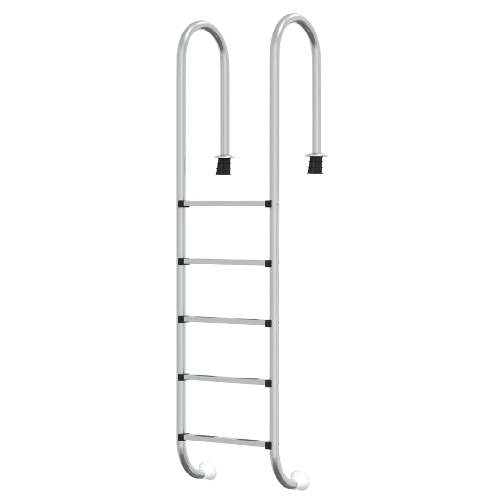 vidaXL Drabinka do basenu, 54x38x211 cm, stal nierdzewna 304