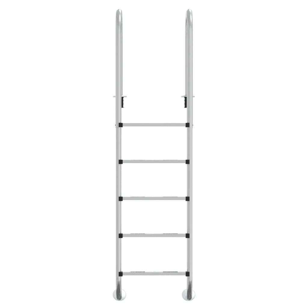 vidaXL Drabinka do basenu, 54x38x211 cm, stal nierdzewna 304
