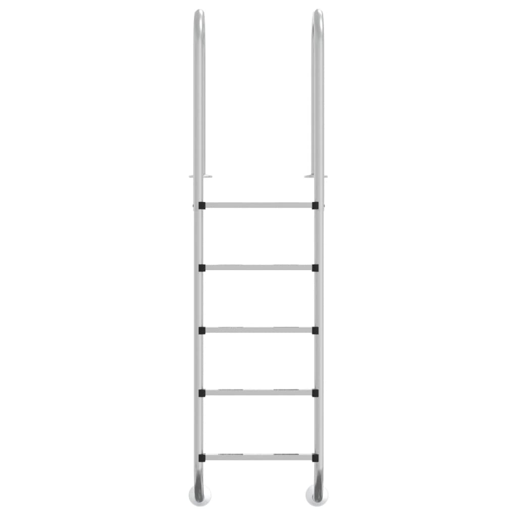 vidaXL Drabinka do basenu, 54x38x211 cm, stal nierdzewna 304