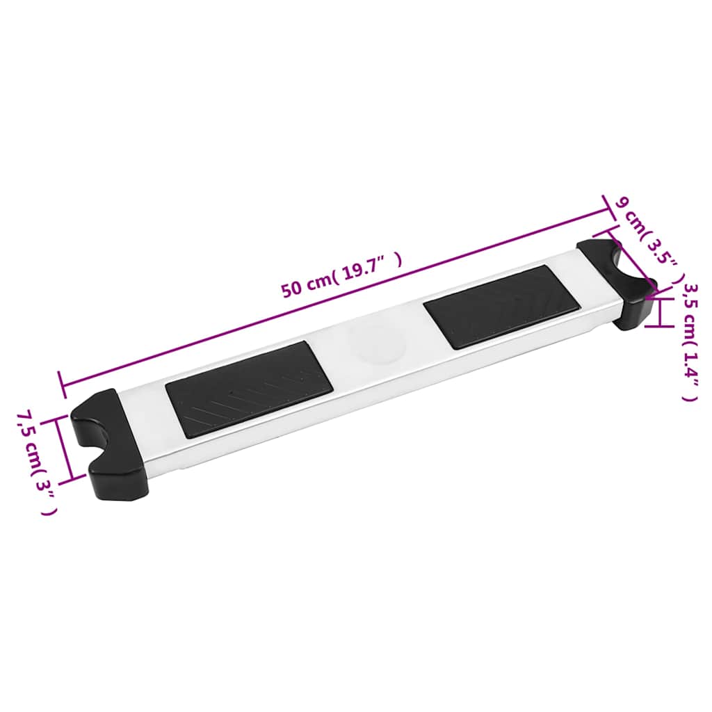 vidaXL Stopień do drabinki basenowej, 50x9x3,5 cm, stal nierdzewna 304