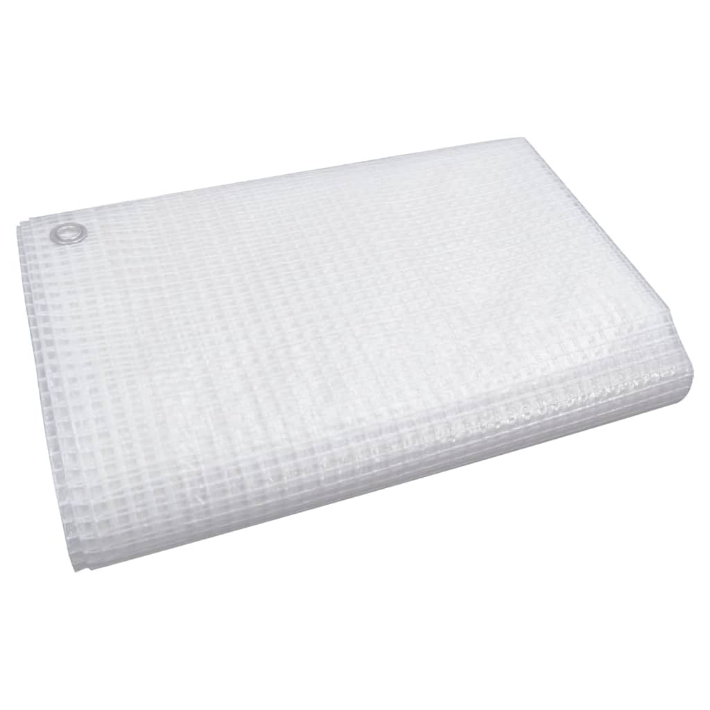 vidaXL Plandeka Leno, 140 g/m², 2x3 m, biała