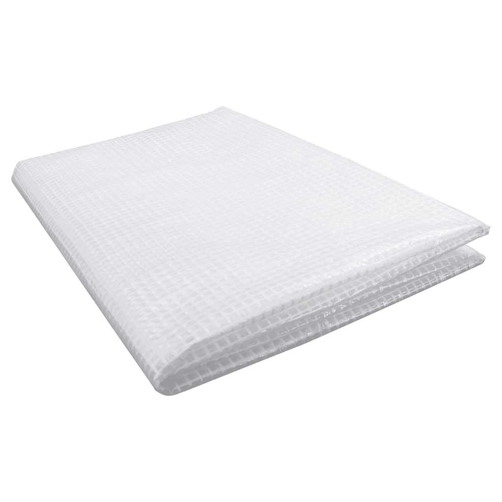 vidaXL Plandeka Leno, 140 g/m², 4x4 m, biała