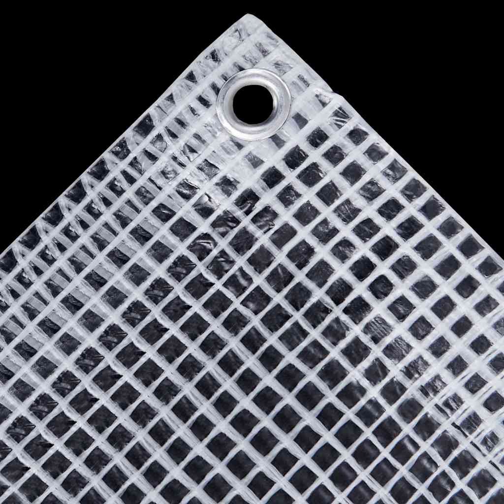 vidaXL Plandeka Leno, 140 g/m², 4x4 m, biała