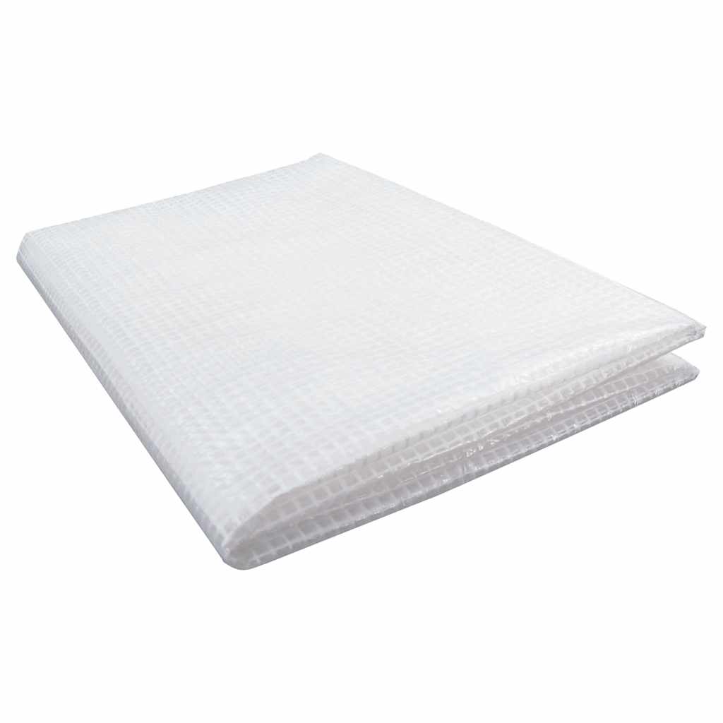 vidaXL Plandeka Leno, 140 g/m², 6x8 m, biała