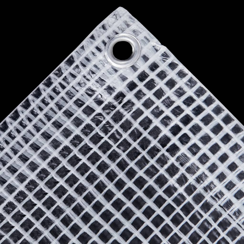vidaXL Plandeka Leno, 140 g/m², 8x8 m, biała