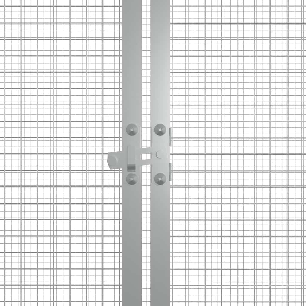 vidaXL Klatka dla kurcząt, antracytowa, 200x91x100 cm, stal