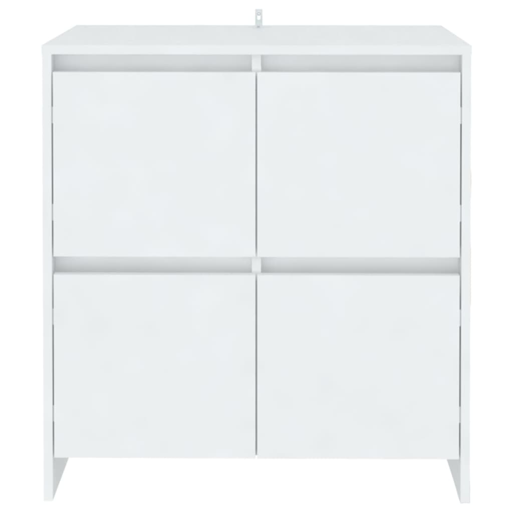vidaXL Szafki, 2 szt., białe, 70x41x75 cm, materiał drewnopochodny