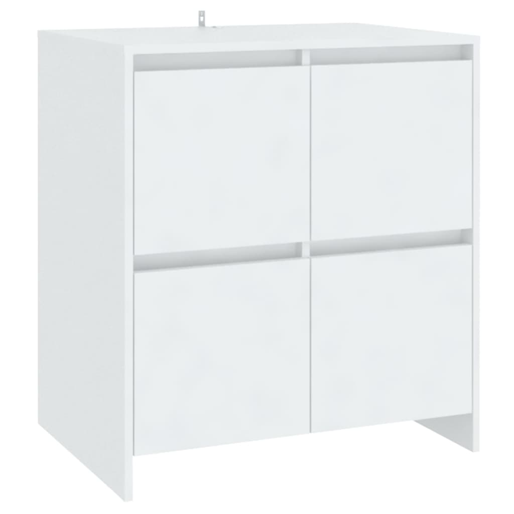 vidaXL Szafki, 2 szt., białe, 70x41x75 cm, materiał drewnopochodny