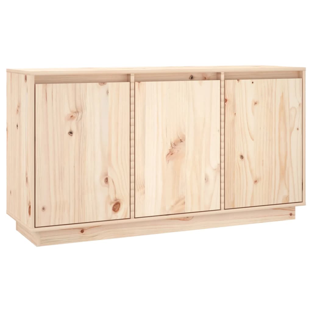 vidaXL Szafka, 111x34x60 cm, lite drewno sosnowe