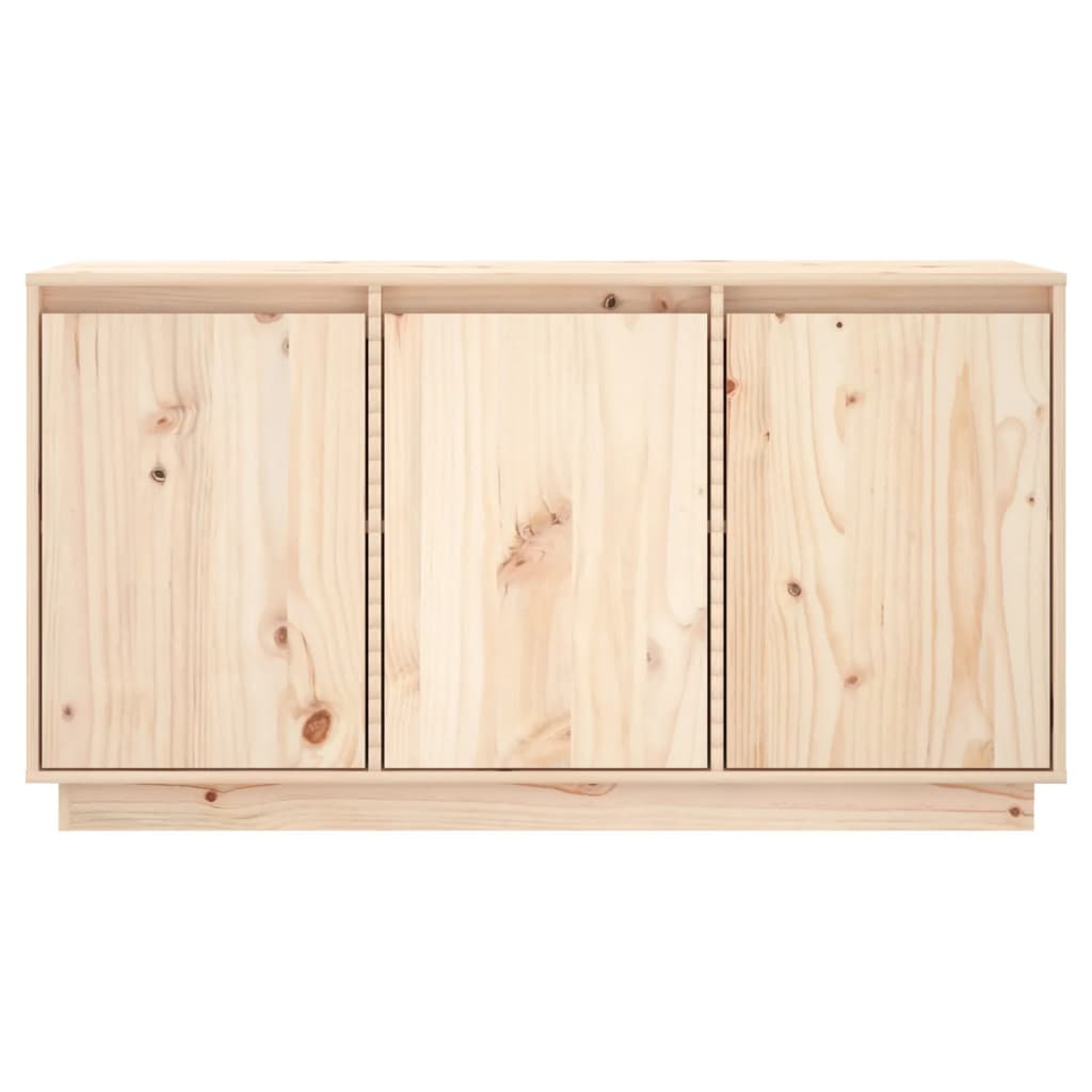 vidaXL Szafka, 111x34x60 cm, lite drewno sosnowe