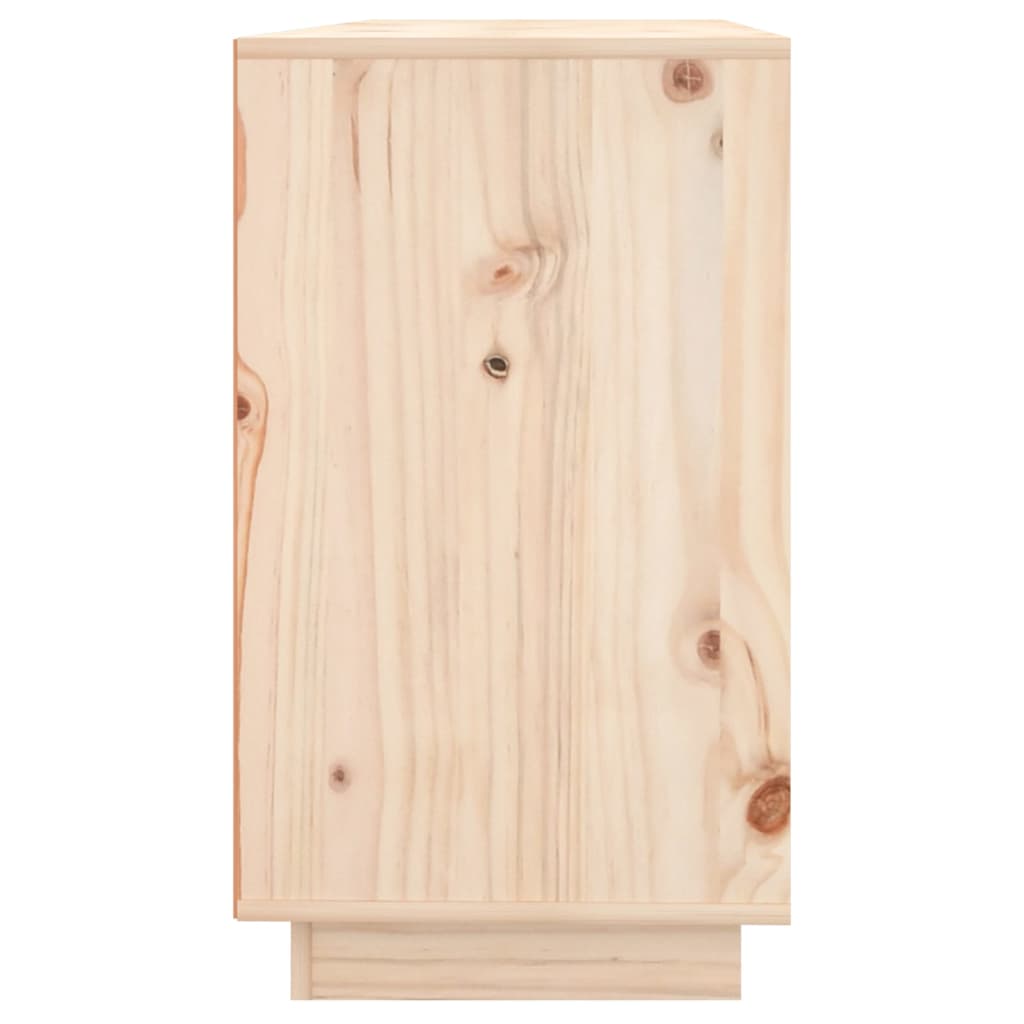 vidaXL Szafka, 111x34x60 cm, lite drewno sosnowe