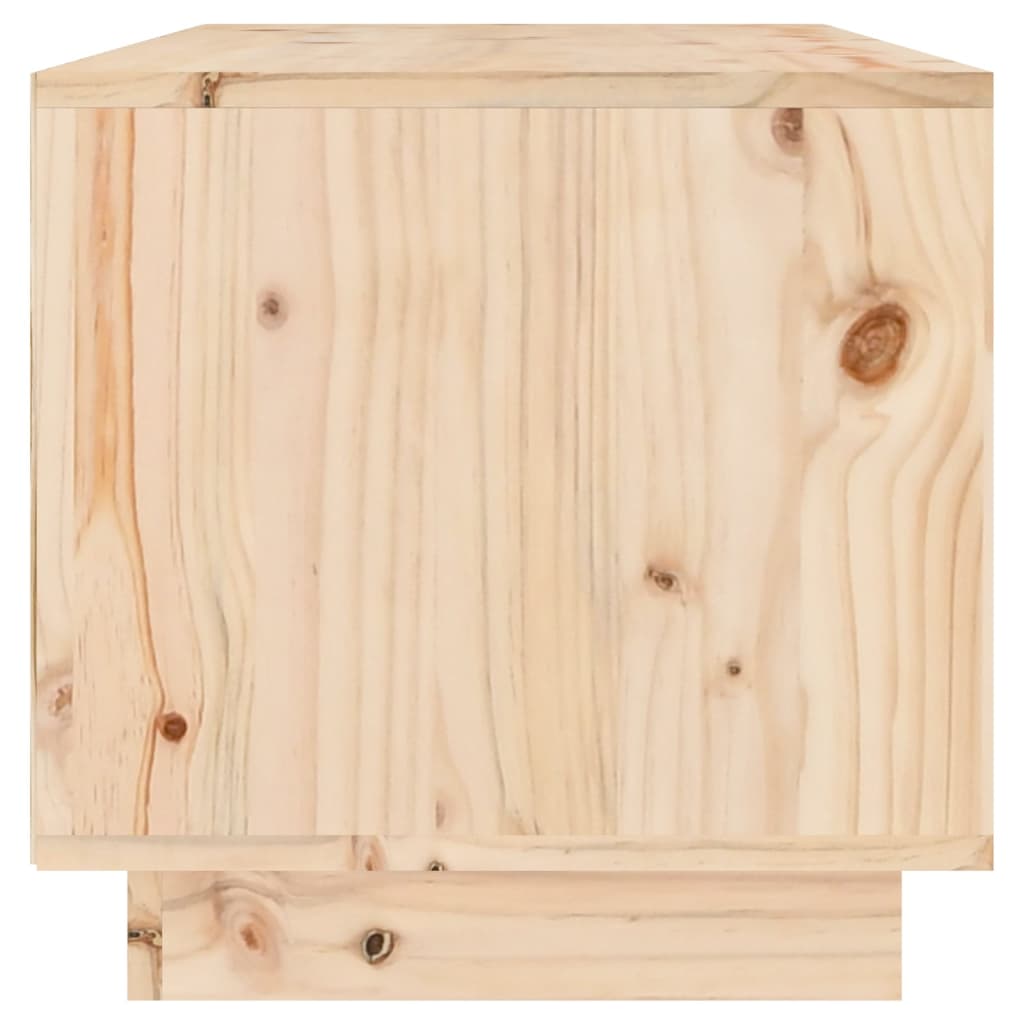 vidaXL Szafka pod telewizor, 60x35x35 cm, lite drewno sosnowe