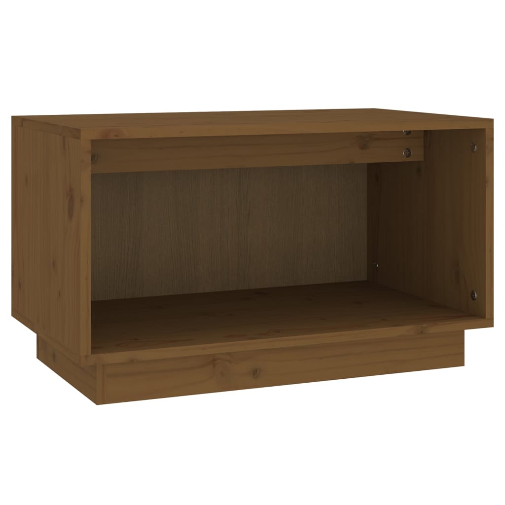 vidaXL Szafka pod telewizor, miodowy brąz, 60x35x35 cm, drewno sosnowe