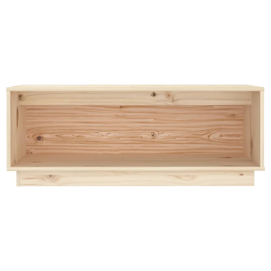 vidaXL Szafka pod telewizor, 90x35x35 cm, lite drewno sosnowe