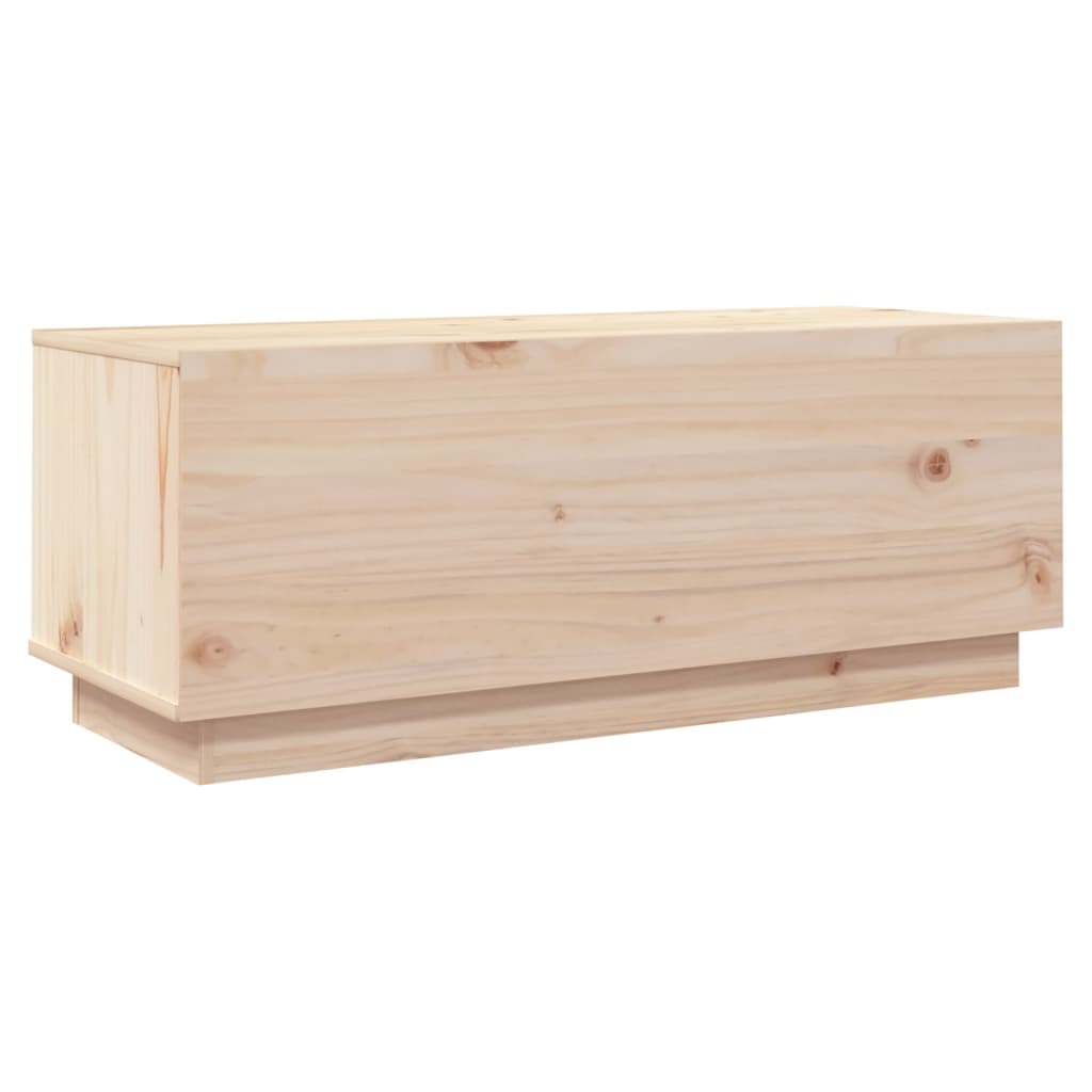 vidaXL Szafka pod telewizor, 90x35x35 cm, lite drewno sosnowe