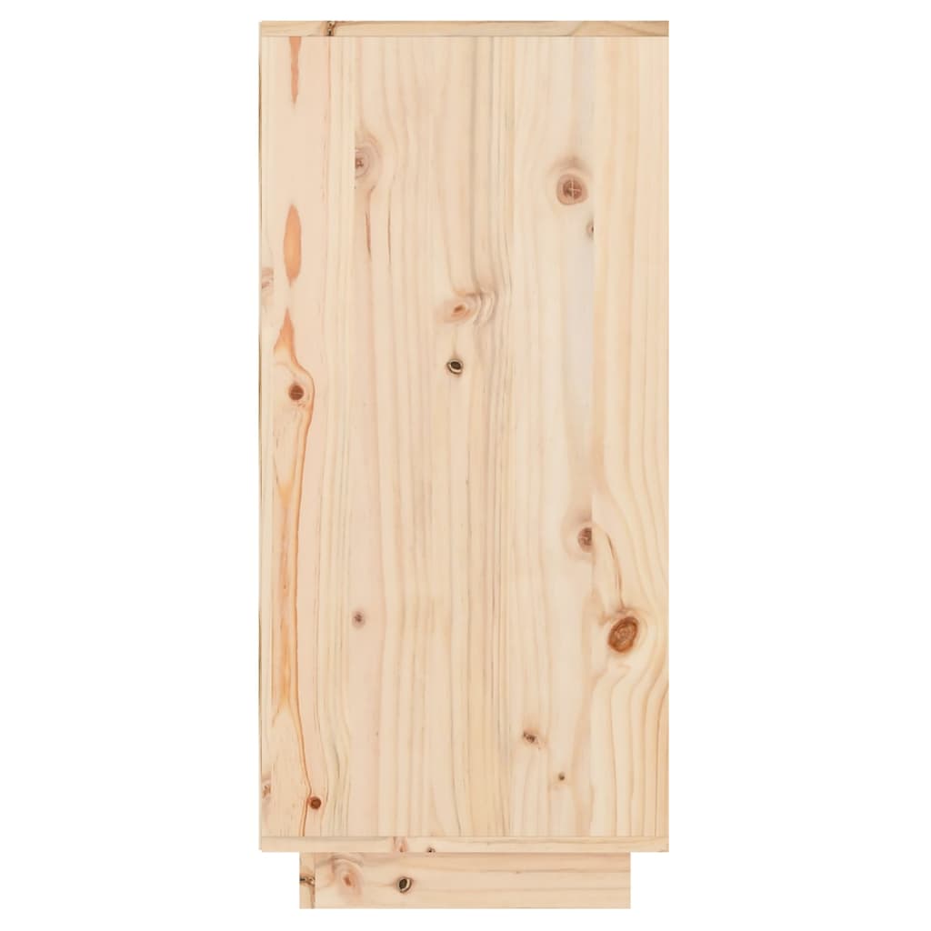 vidaXL Szafka, 60x34x75 cm, lite drewno sosnowe