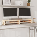 vidaXL Podstawka na monitor, 100x24x13 cm, lite drewno sosnowe