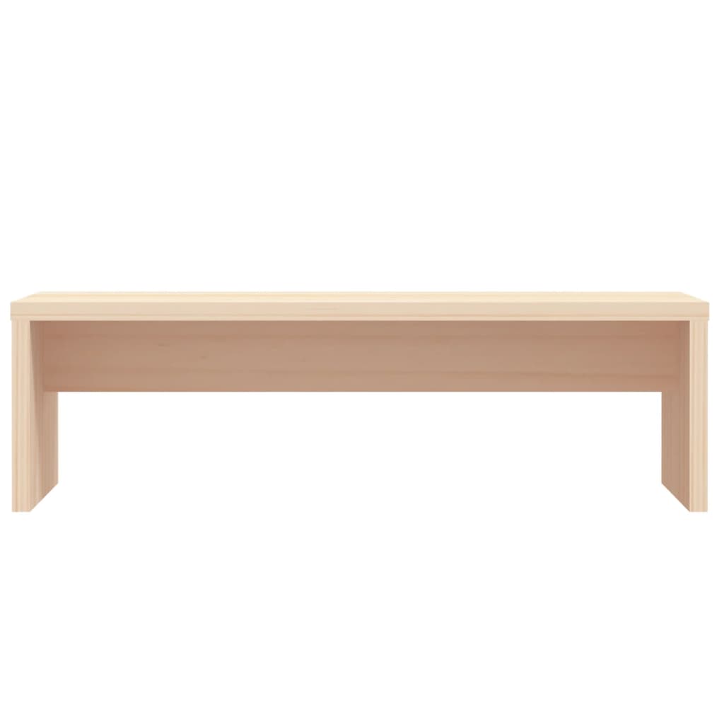 vidaXL Podstawka na monitor, 50x27x15 cm, lite drewno sosnowe