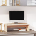 vidaXL Podstawka na monitor, 50x27x15 cm, lite drewno sosnowe