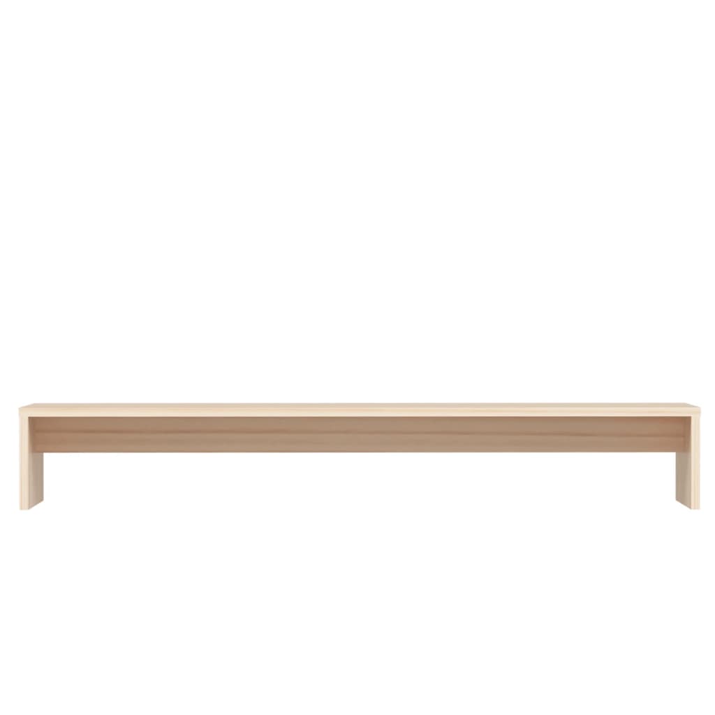 vidaXL Podstawka na monitor, 100x27x15 cm, lite drewno sosnowe