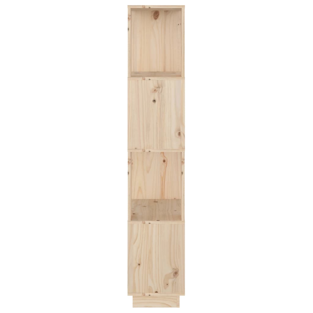 vidaXL Regał na książki/przegroda, 51x25x132 cm, lite drewno sosnowe