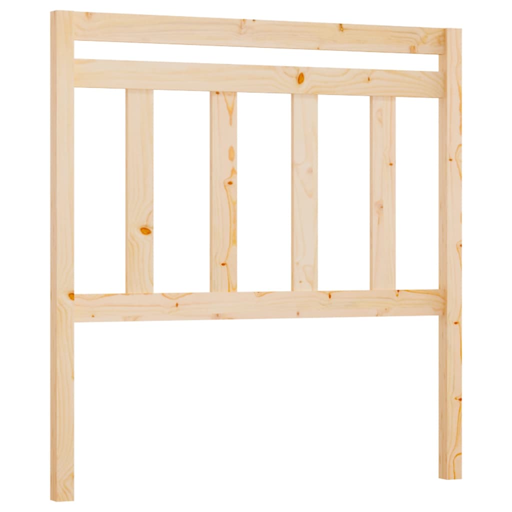 vidaXL Wezgłowie łóżka, 81x4x100 cm, lite drewno sosnowe