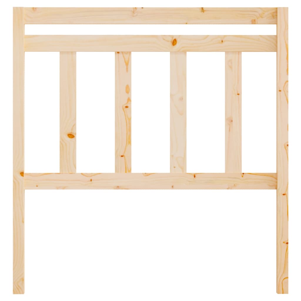 vidaXL Wezgłowie łóżka, 81x4x100 cm, lite drewno sosnowe