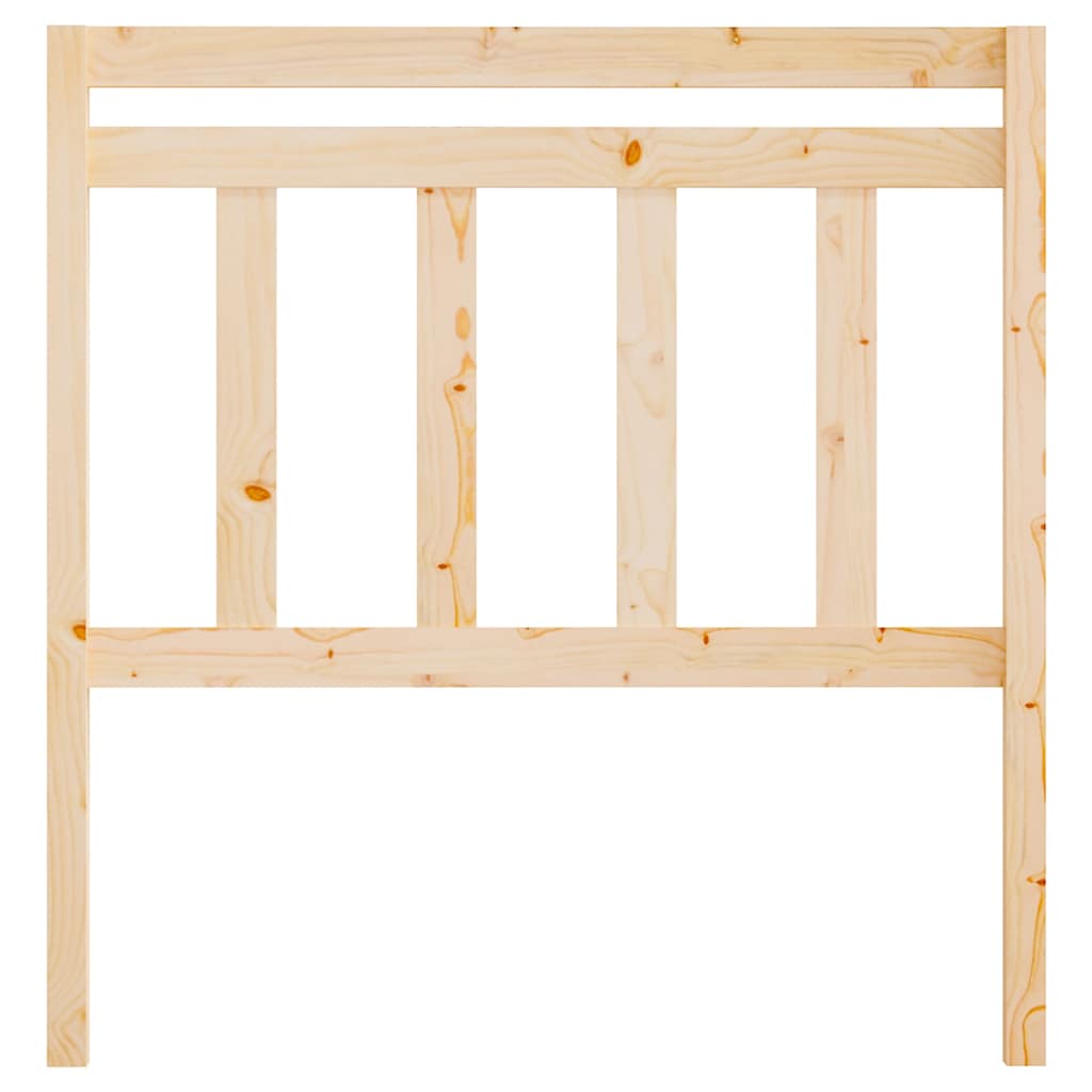 vidaXL Wezgłowie łóżka, 106x4x100 cm, lite drewno sosnowe