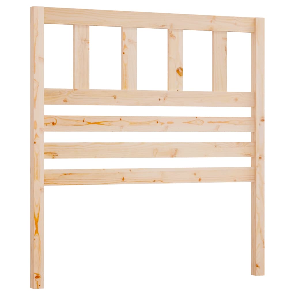 vidaXL Wezgłowie łóżka, 81x4x100 cm, lite drewno sosnowe