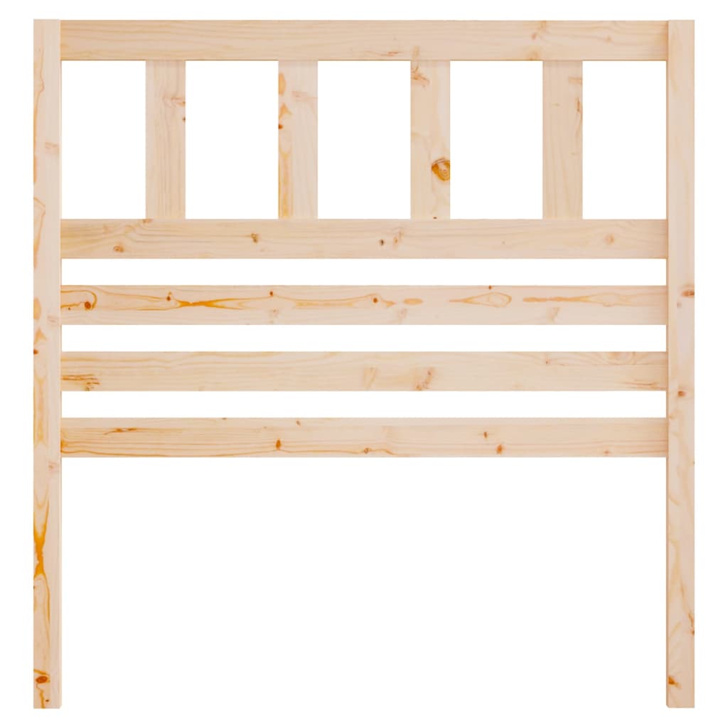 vidaXL Wezgłowie łóżka, 81x4x100 cm, lite drewno sosnowe