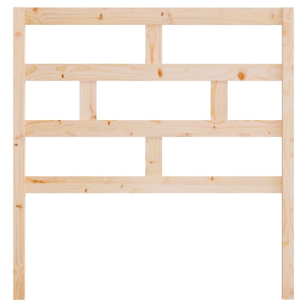 vidaXL Wezgłowie łóżka, 96x4x100 cm, lite drewno sosnowe