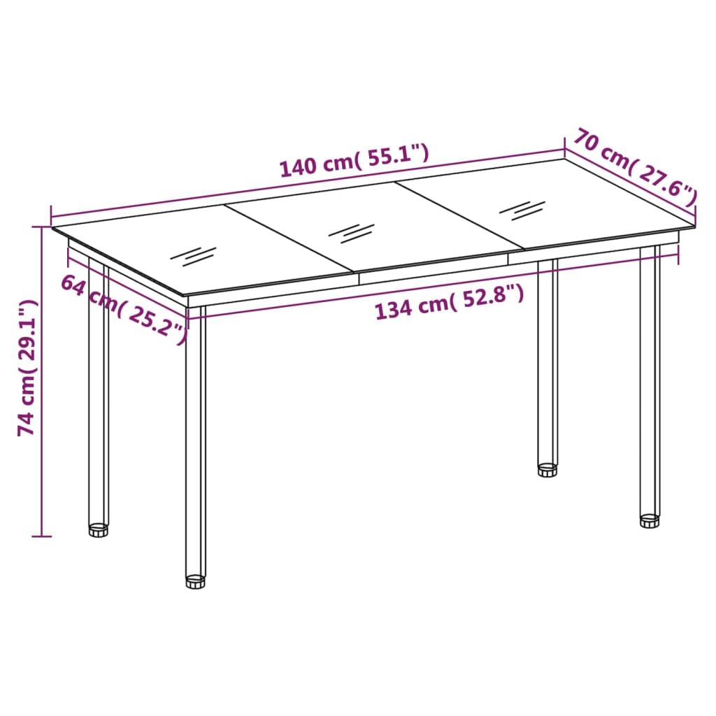 vidaXL 5-częściowy zestaw mebli ogrodowych, czarny, rattan PVC