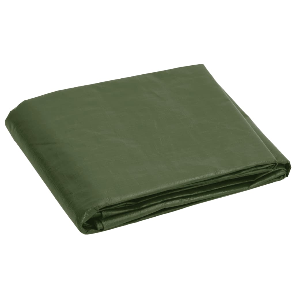 vidaXL Plandeka, 180 g/m², 3x5 m, zielona, HDPE