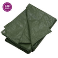 vidaXL Plandeka, 180 g/m², 4x5 m, zielona, HDPE