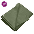 vidaXL Plandeka, 260 g/m², 6x10 m, zielona, HDPE