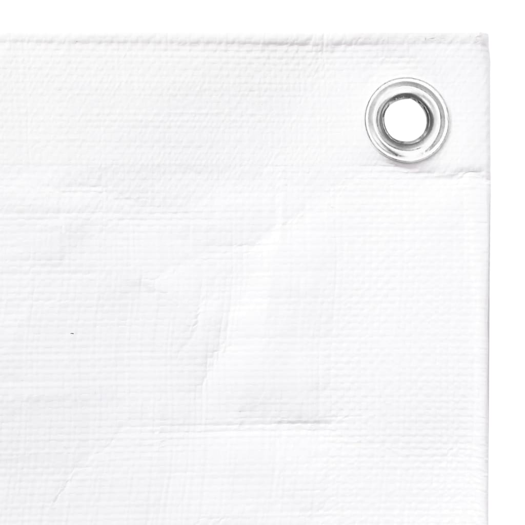 vidaXL Plandeka, 260 g/m², 3x6 m, biała, HDPE