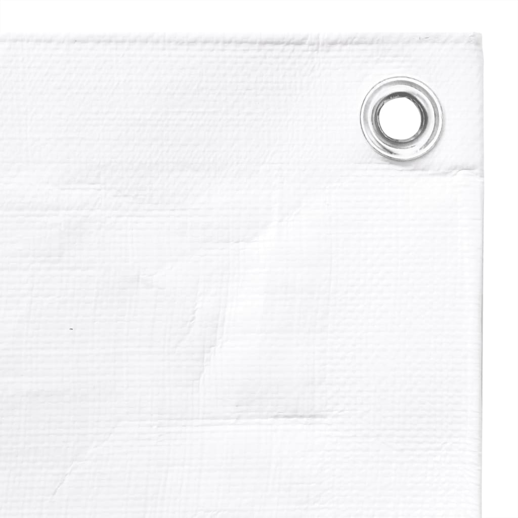 vidaXL Plandeka, 260 g/m², 4x6 m, biała, HDPE