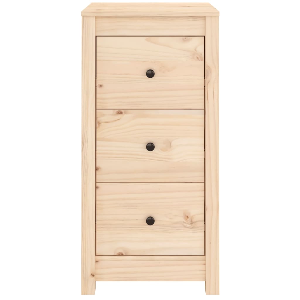 vidaXL Szafka, 40x35x80 cm, lite drewno sosnowe