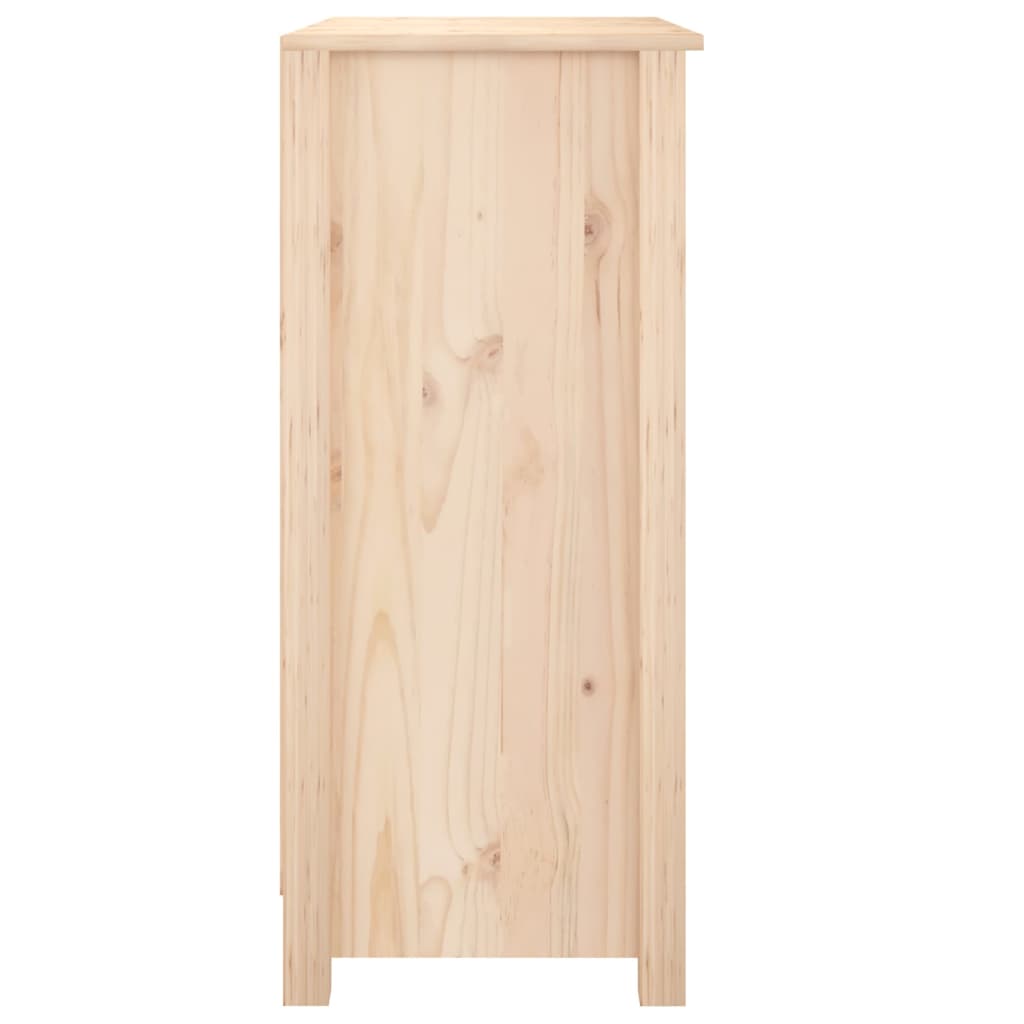 vidaXL Szafka, 70x35x80 cm, lite drewno sosnowe