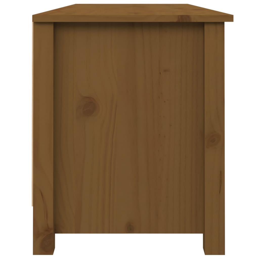 vidaXL Szafka na buty, miodowy brąz, 110x38x45,5 cm, drewno sosnowe