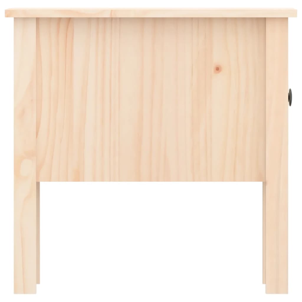 vidaXL Stolik boczny, 50x50x49 cm, lite drewno sosnowe