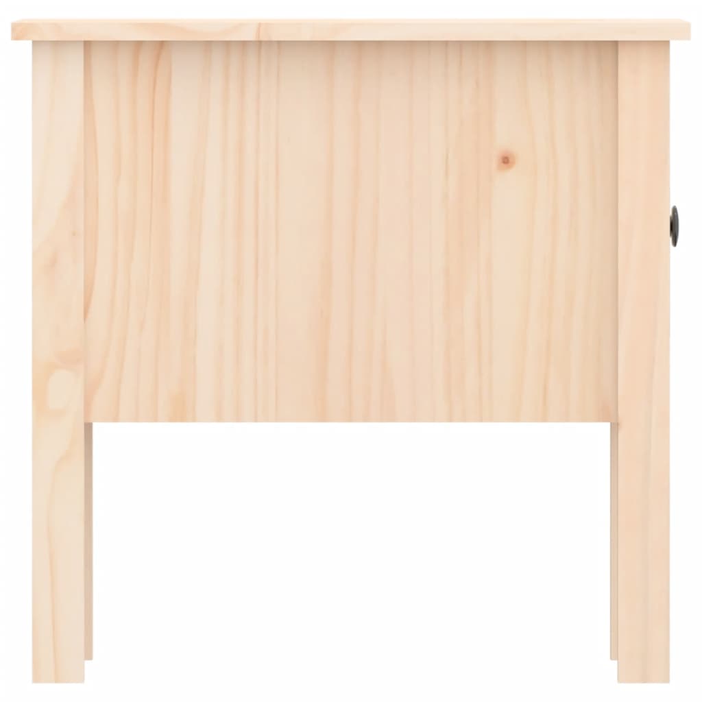 vidaXL Stoliki boczne, 2 szt., 50x50x49 cm, lite drewno sosnowe