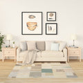 vidaXL Stoliki boczne, 2 szt., 50x50x49 cm, lite drewno sosnowe
