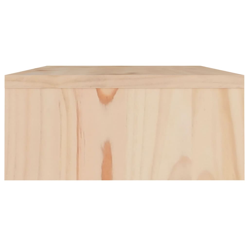 vidaXL Podstawka na monitor, 60x24x10,5 cm, lite drewno sosnowe
