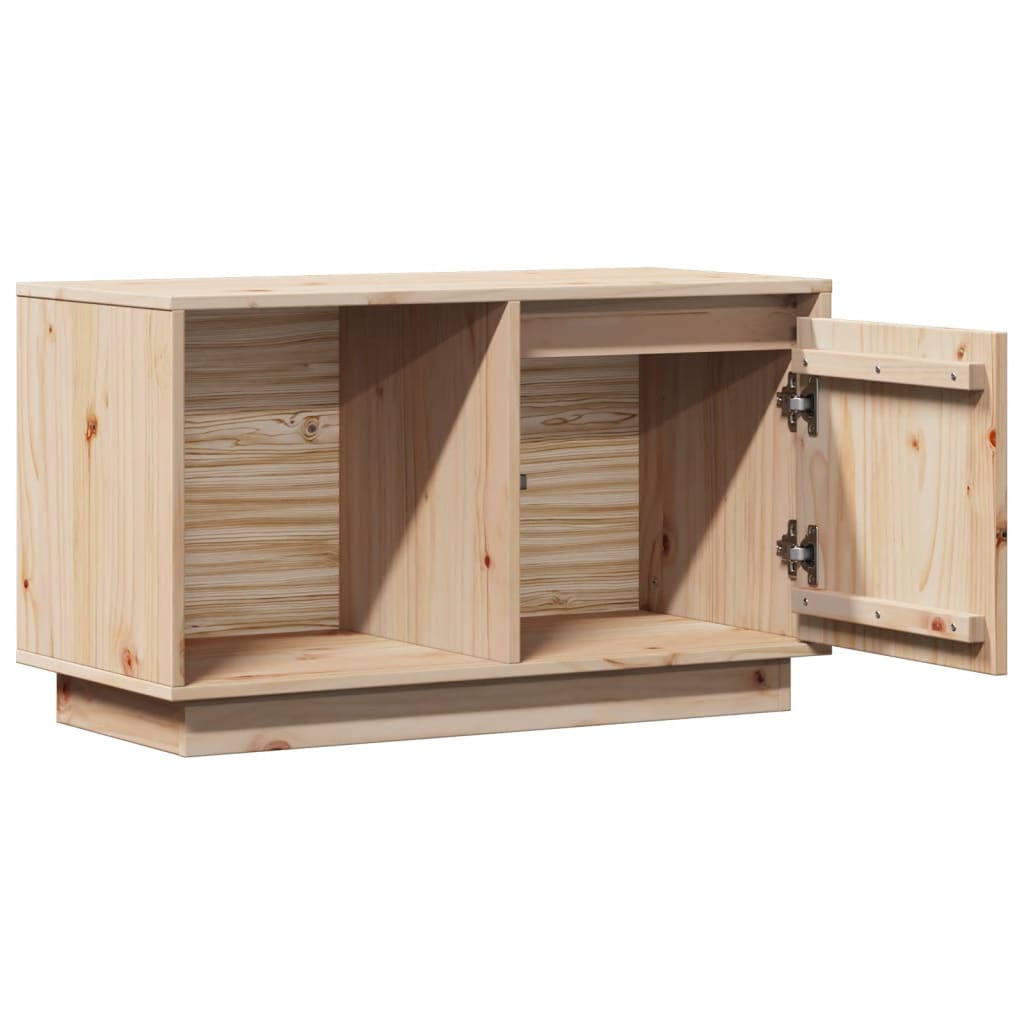 vidaXL Szafka pod telewizor, 74x35x44 cm, lite drewno sosnowe