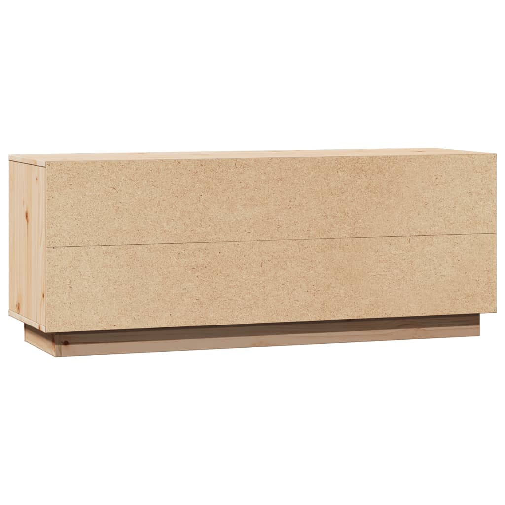 vidaXL Szafka pod telewizor, 110,5x35x44 cm, lite drewno sosnowe