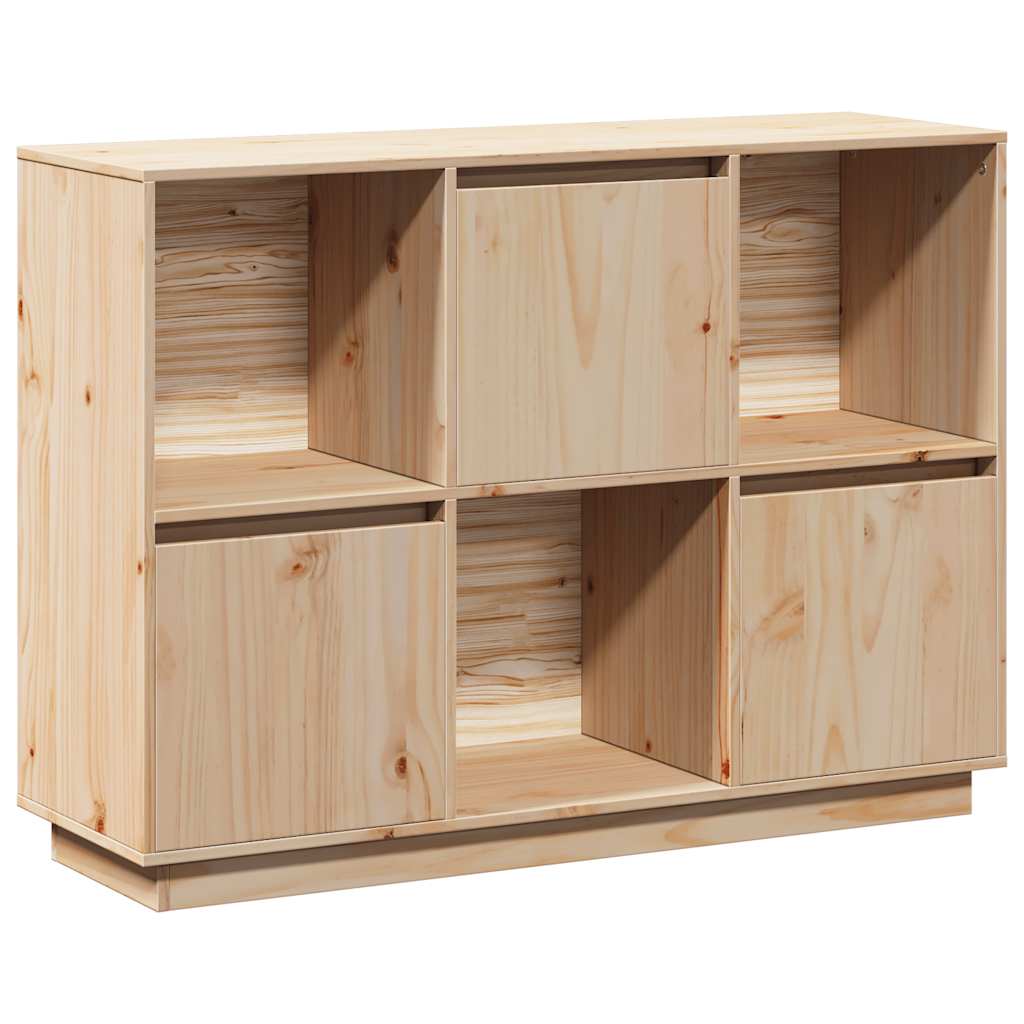 vidaXL Szafka, 110,5x35x80 cm, lite drewno sosnowe