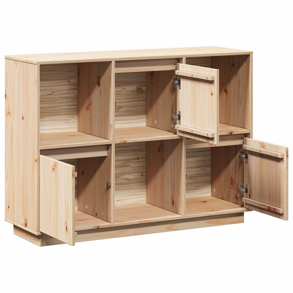 vidaXL Szafka, 110,5x35x80 cm, lite drewno sosnowe