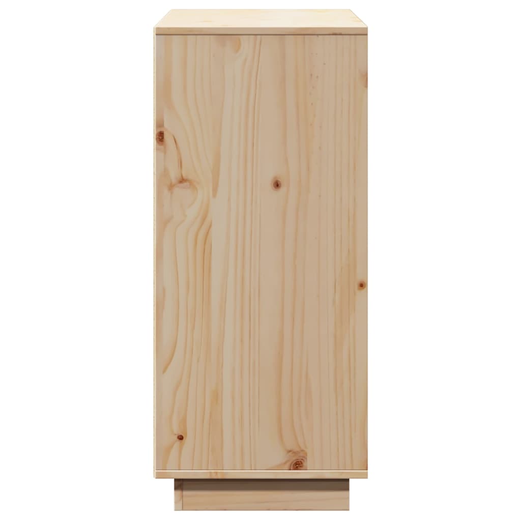 vidaXL Szafka, 110,5x35x80 cm, lite drewno sosnowe
